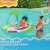 Bestway Space Splash Shaded Baby Boat aufblasbares Pool-Schwimmtier mit Verdeck, Lenkrad und UV-Schutz