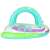 Bestway Space Splash Shaded Baby Boat aufblasbares Pool-Schwimmtier mit Verdeck und Lenkrad