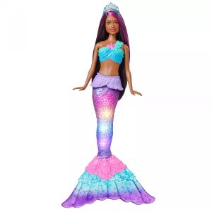 Bábika Barbie Dreamtopia Trblietavá morská panna s dúhovým chvostom - Mattel