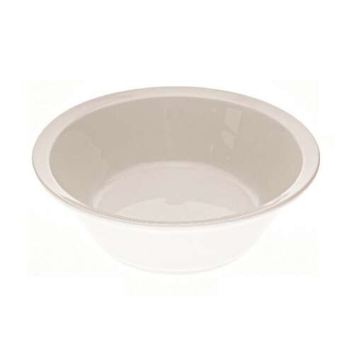 Fehér porcelán mély leves tál, 185mm átmérő, Basic kollekció