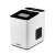 G3 Ferrari ARTIKO DIGIT ice maker, white, black top, angled view