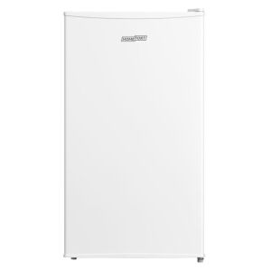 Frigider cu o singură ușă HOMEFORT HHSE93W E, 93L, Nofrost, 40 dB, Lățime: 47,2 cm, Înălțime: 86,4 cm, Adâncime: 44,6 cm