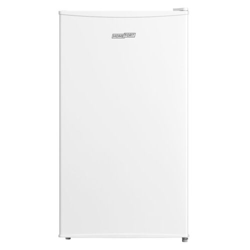 Frigider cu o singură ușă HOMEFORT HHSE93W E, 93L, Nofrost, 40 dB, Lățime: 47,2 cm, Înălțime: 86,4 cm, Adâncime: 44,6 cm