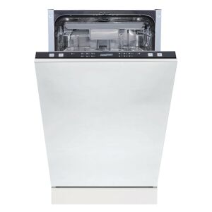 HOMEFORT Beépíthető Mosogatógép, 10 terítékes, 45cm, elölnézet - Mosogatógép