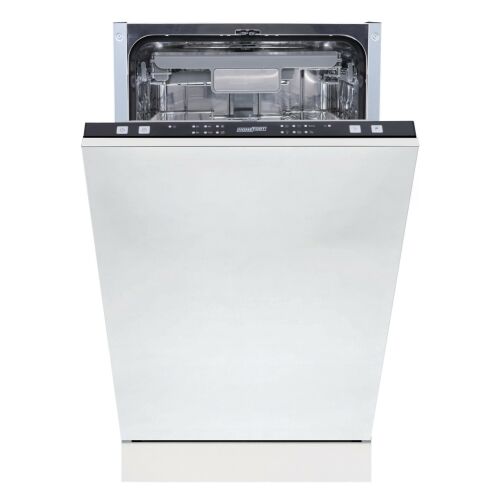 HOMEFORT Beépíthető Mosogatógép, 10 terítékes, 45cm, elölnézet