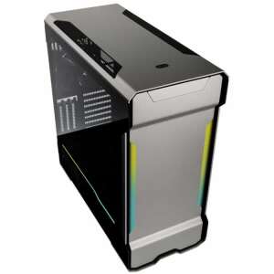 PHANTEKS Enthoo Evolv X ATX Ezüst Edzett Üveg RGB Számítógépház, ferde nézet - Phanteks