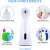 BLEKSY® automatic liquid soap dispenser, white, touchless, sensor, 200ml capacity, compatible with hand sanitizer, shower gel, laundry detergent, detergent