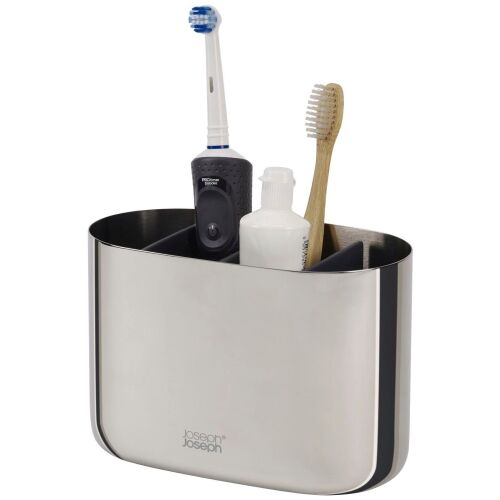 Joseph Joseph EasyStore Luxe Fogkefetartó - Rozsdamentes Acél 184286518 - Fürdőszobai kiegészítő