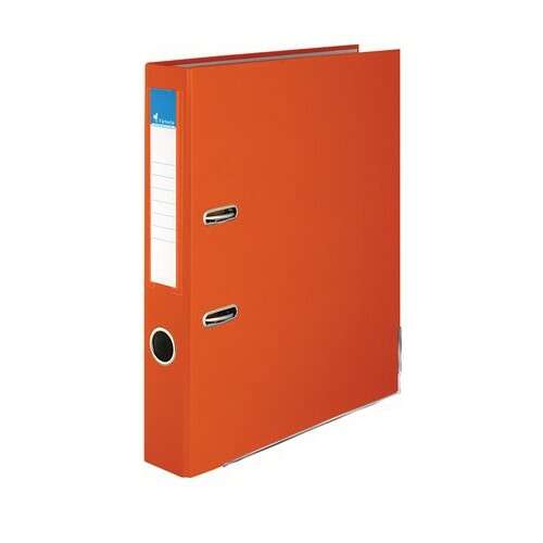 Orange Victoria Office "Basic" 50mm A4 ring binder with metal edge protection