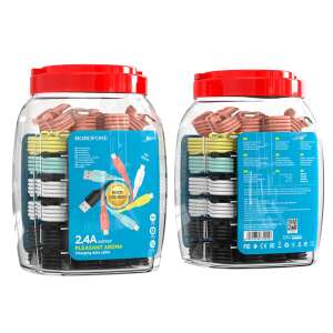 Borofone BX40 Többszínű USB-A - Micro USB kábelek 30 darabos csomag - Borofone