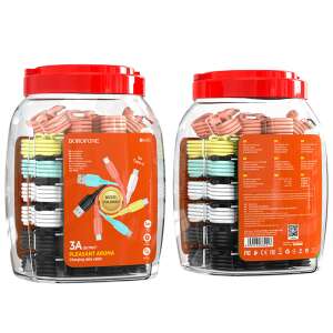 BOROFONE BX40TYPE-C TÖLTŐKÁBEL KÍNÁLÓ TÖBBSZÍNŰ, 30DB/DISPLAY 102863618 - Borofone