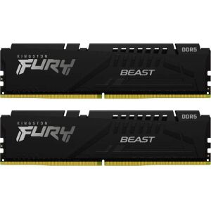 Kit Memorie Kingston Fury Beast DDR5 32GB (2x16GB) 6000MHz CL30 - Kingston Memorii RAM
