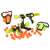 Ikonka Blast Popper toy gun set with two guns, face shields, and foam balls