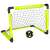 Soccer goal, green and black, ball included