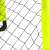 Soccer goal net, black