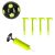 Soccer goals small set with pump ball 102900524