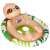 INTEX Sloth Lazy Boy Inflatable Swim Ring for Kids, 3-4 Years Old, 23kg Max Weight