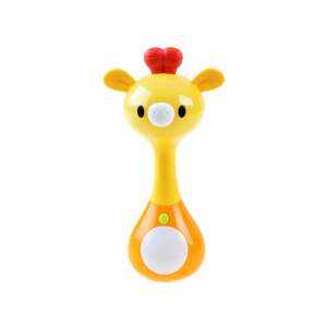 Yellow giraffe baby rattle with lights and sounds, Hola brand - Musical Toy
