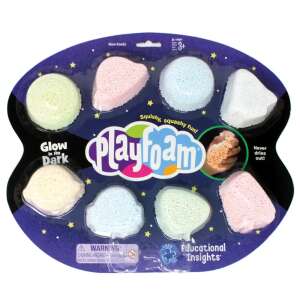 Playfoam Glow in the Dark Modeling Compound 8 Pack, 8 colors, non-toxic, never dries out, educational insights - Educational Insights