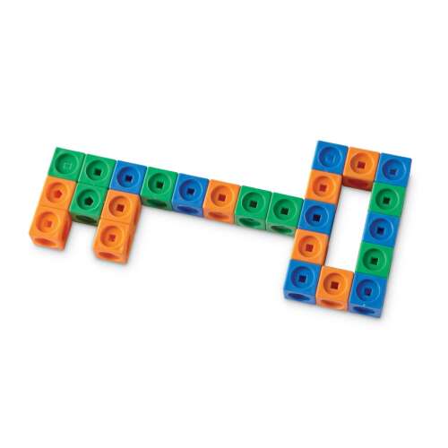 MathLink Builders STEM Explorers összeilleszthető kockák, kulcs építve a kockákból