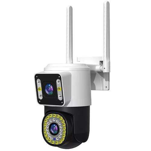 Waterproof Surveillance Camera with Dual Lens WiFi CCTV IP A2516A-8MP