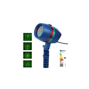 Halloween lézer fényvetítő, KOPB-932, vetít szellemeket, tököket, koponyákat és pókhálókat - Prolight