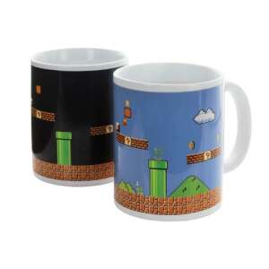 Kubek termoaktywny Paladone Super Mario Bros, 400 ml, ceramiczny, z postaciami Mario i Luigi - Paladone