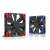 Noctua NF-F12 PWM chromax.black.swap 12cm fan, red and blue versions
