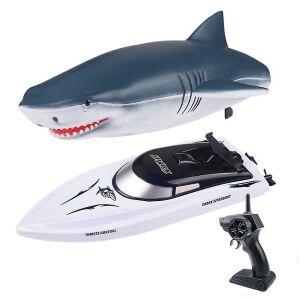 Shark Speedboat - Távirányítós Motorcsónak - 2 az 1-ben 127858124 - Nonbrand Interaktív gyerek játék
