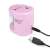 Rapesco PS12-USB electric pencil sharpener, pink, two holes, USB charging cable