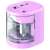 Rapesco PS12-USB electric pencil sharpener, pink, two holes