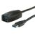 Közelkép a ROLINE USB 3.0 Aktív Hosszabbító Kábel Csatlakozóiról