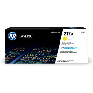 HP 212X Yellow Original LaserJet Toner Cartridge Packaging - Office Supply