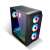 Компютърен корпус Spirit of Gamer Rogue VI RGB ATX с страничен панел от закалено стъкло и RGB вентилатори, гледка от ъгъл