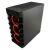 LC Power 709B Solar System X black PC case with red RGB fans