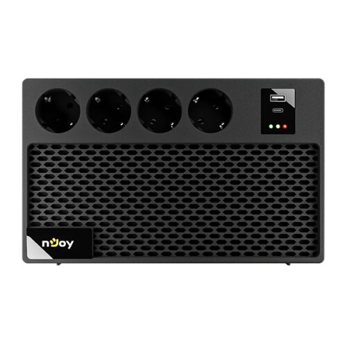 NJOY Renton 650 Plus UPS 4 Schuko aljzattal és USB töltőportokkal