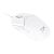 Mouse de gaming alb HyperX Pulsefire Haste 2, vedere în unghi