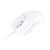 Mouse de gaming alb HyperX Pulsefire Haste 2, vedere în unghi