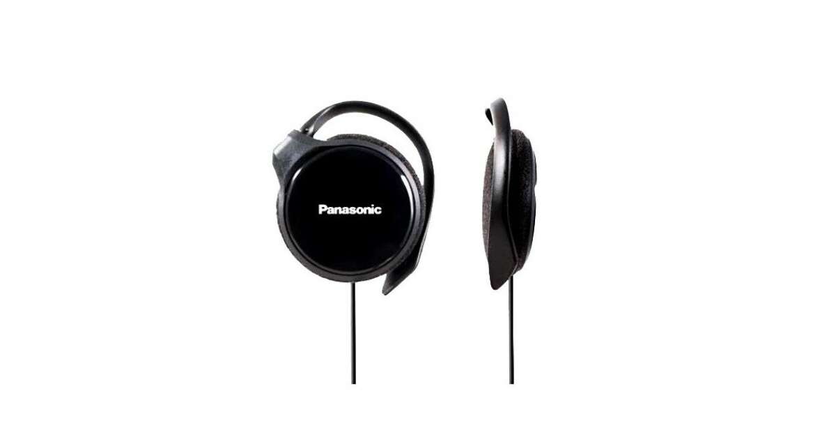 Panasonic RP-HS46E-K 3.5mm jack black clip on earphones | Pepita.com