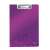 LEITZ A4 Wow Clipboard, purple, with a bubble pattern