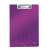 LEITZ A4 Wow Clipboard, purple, with a bubble pattern