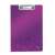 LEITZ A4 Wow Clipboard, purple, with a bubble pattern