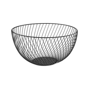 Ambition Decor Fém Kosár - 26 cm - Fekete 145517075 - Gyümölcskosár