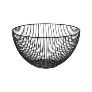 Ambition Dekor Fém Kosár - Fekete - 24 cm 145516844 - Gyümölcskosár