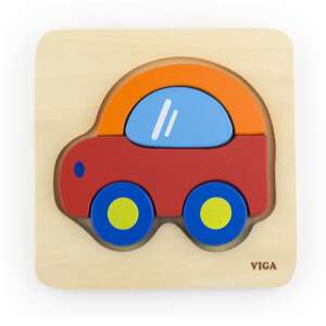 Viga Auto Holzpuzzle für Kleinkinder - Puzzle