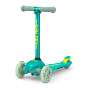 Milly Mally Zapp scooter for kids, green with light-up wheels - Milly Mally