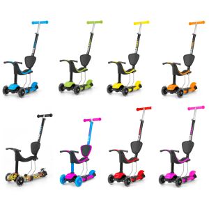 Milly Mally Little Star 3-in-1 Scooter Bike in multiple colors - Milly Mally