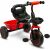 Toyz Loco Czerwony Trójkołowy Rower Widok Ogólny pod Kątem