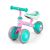 Milly Mally Micro Plus Cat balance bike, pink and turquoise design