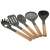 Комплект кухненски прибори Klausberg, 5 части, бук и найлон, сив